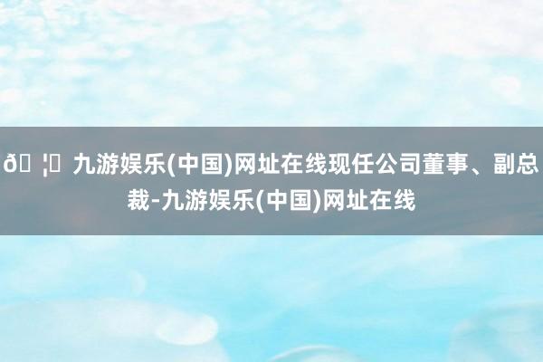 🦄九游娱乐(中国)网址在线现任公司董事、副总裁-九游娱乐(中国)网址在线