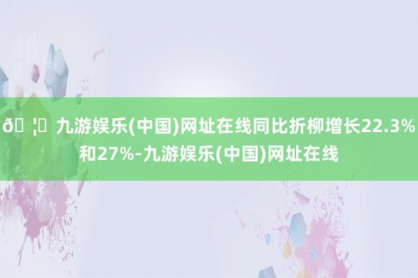 🦄九游娱乐(中国)网址在线同比折柳增长22.3%和27%-九游娱乐(中国)网址在线