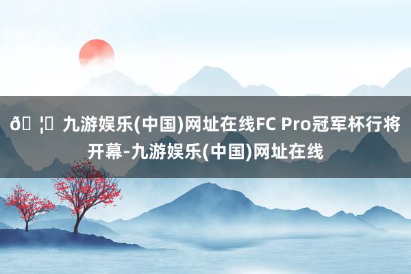 🦄九游娱乐(中国)网址在线FC Pro冠军杯行将开幕-九游娱乐(中国)网址在线