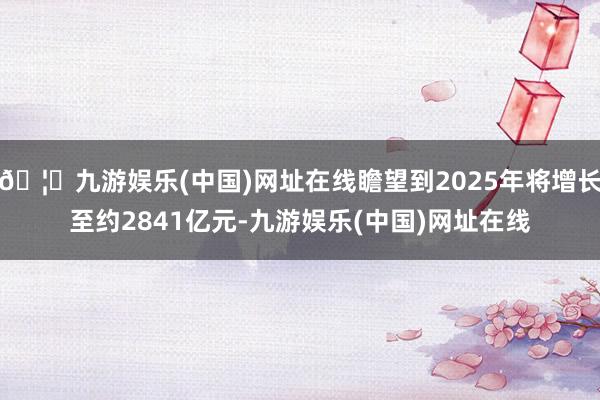 🦄九游娱乐(中国)网址在线瞻望到2025年将增长至约2841亿元-九游娱乐(中国)网址在线